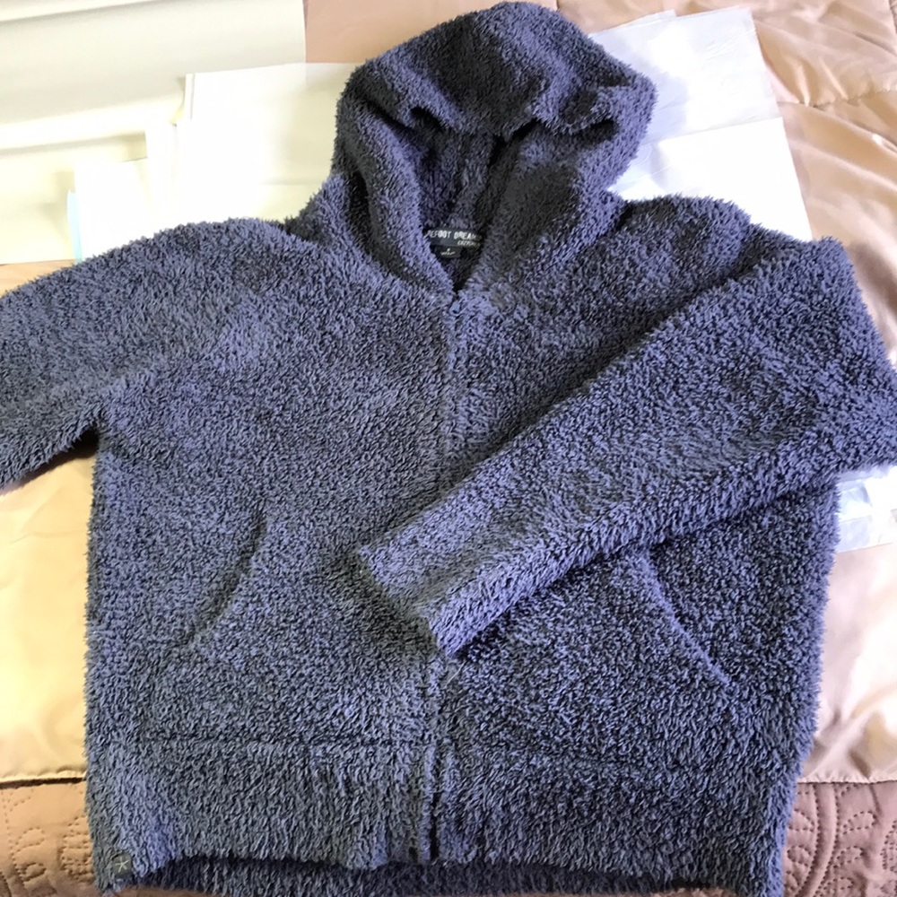 Barefoot Dreams Cozychic relaxed zip up hoodie